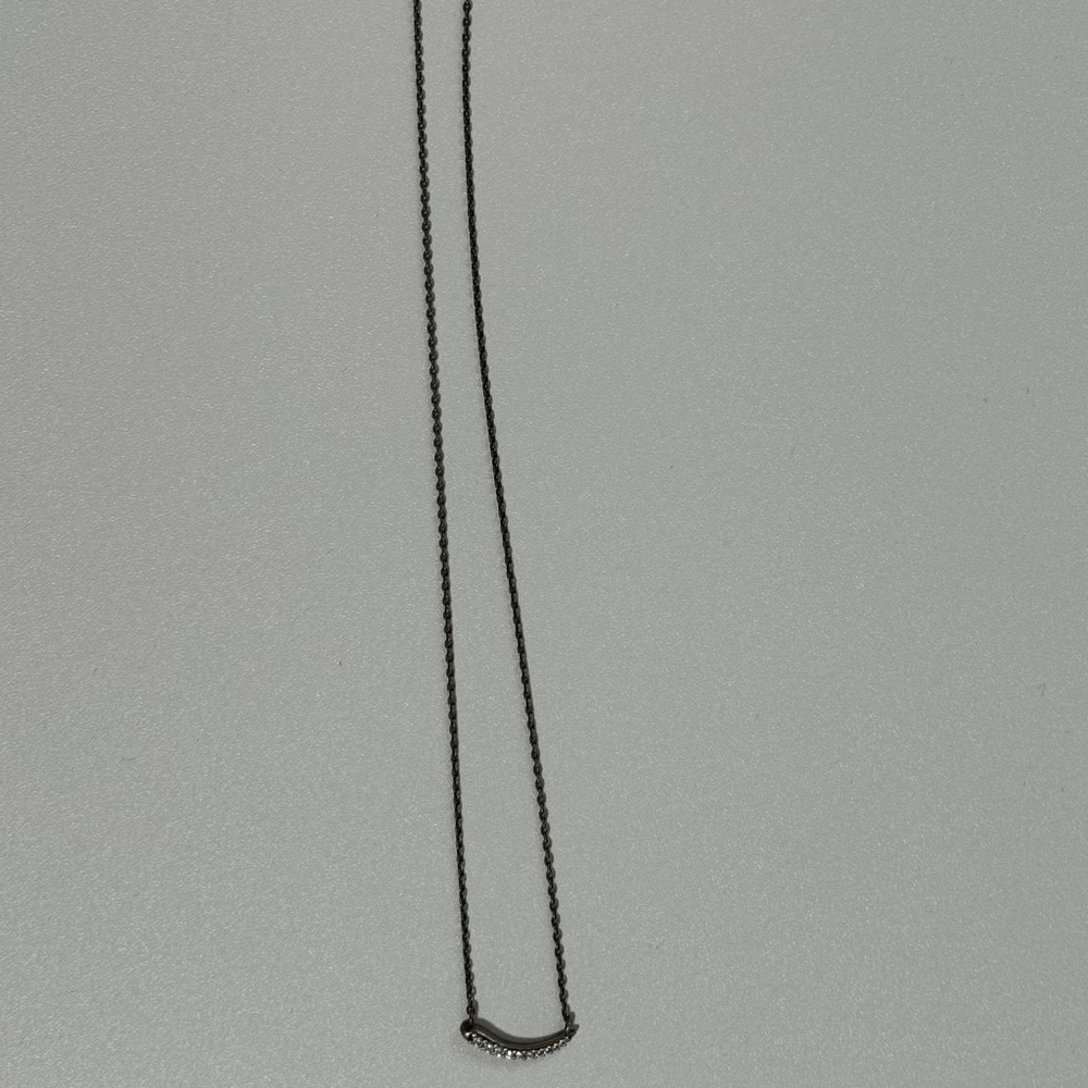 Kendra Scott Silver Necklace with CZ